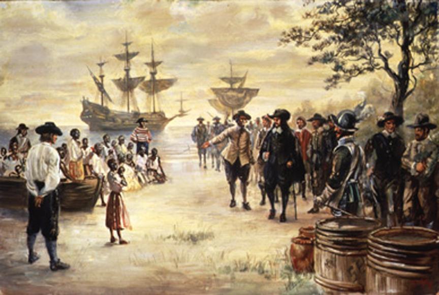 1619 Africans Arrive in Virginia (NPS)