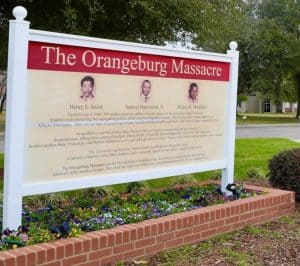Orangeburg Massacre Sign(S.C. State)