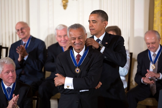 C_T_Vivian_receiving_Presidential_Medal_of_Freedom_2013|Vivian_CT_|Vivian_CT_|CT Vivian (ajc.com)|CT Vivian & Sheriff Jim Clark at Selma |Rev. C.T. Vivian & Sheriff Jim Clark