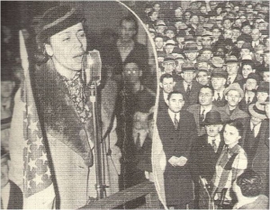Grace Campbell Addressing a Harlem Rally| Grace Campbell