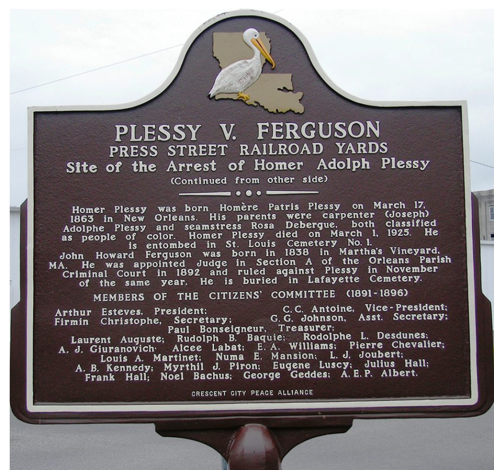 Homer Plessy (1863 1925) BlackPast org