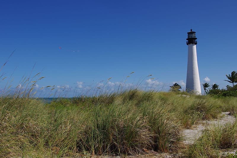 Beach in Key Biscayne Park Where Fugitive Slaves Boarded Ships for the Bahamas