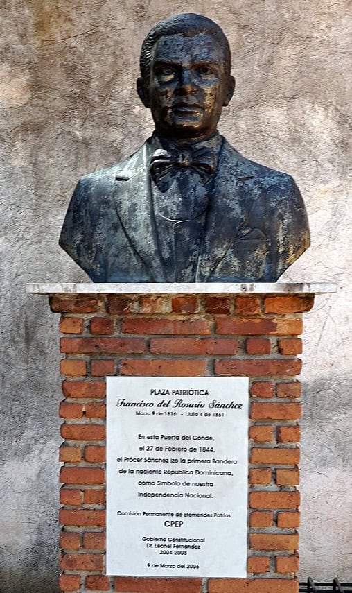 Bust of Francisco del Rosario Sánchez (Wikipedia)
