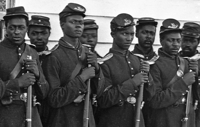 | | |USCT Troops (Public Domain)