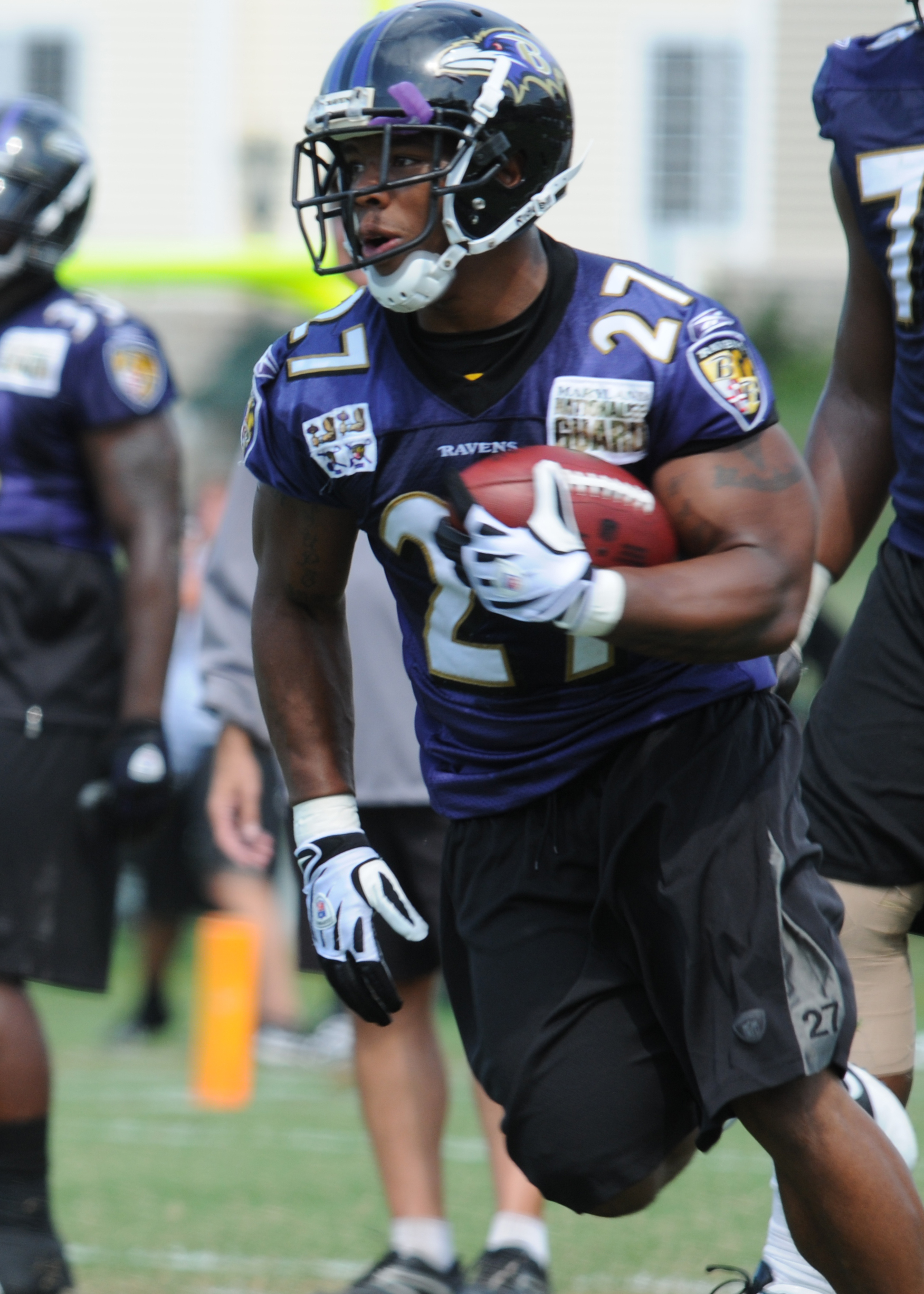 Ray Rice at practice