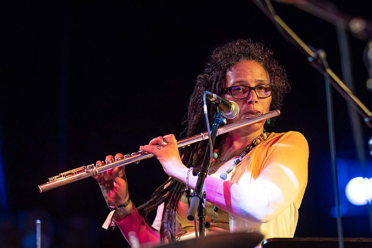 Flutist Nicole Mitchell at the Moers Festival 2022 Flutist Nicole Mitchell at the Moers Festival 2022
