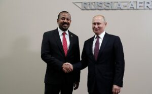 Abiy Ahmed & Vladimir Putin, 2019 (Wikipedia)