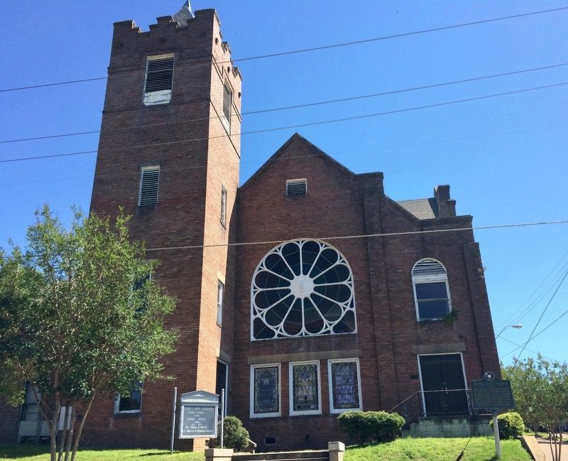 Bethel AME Church with Marker in Front (Historical Marker Database)