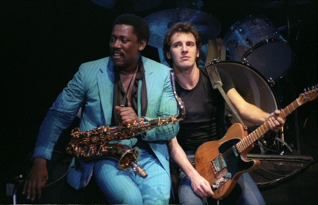 Clarence Clemons and Bruce Springsteen
