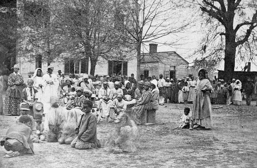 Contraband Camp in Northern Virginia, 1862 (National Archives)