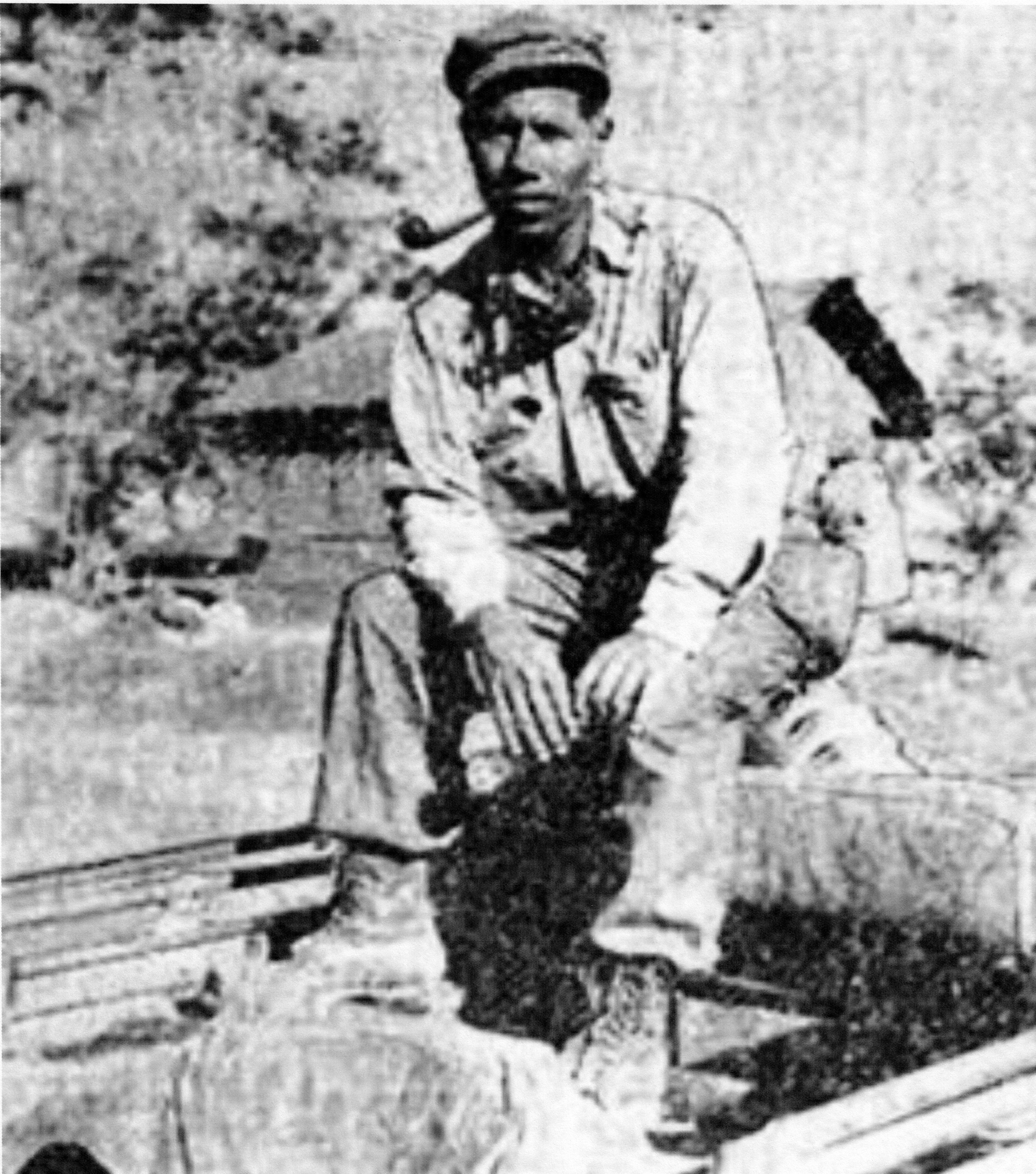 Deton Brooks in India, ca. 1945