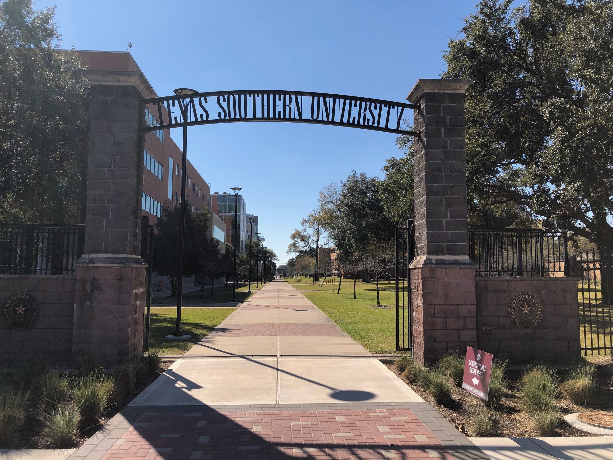 East Entrance to Texas Southern University