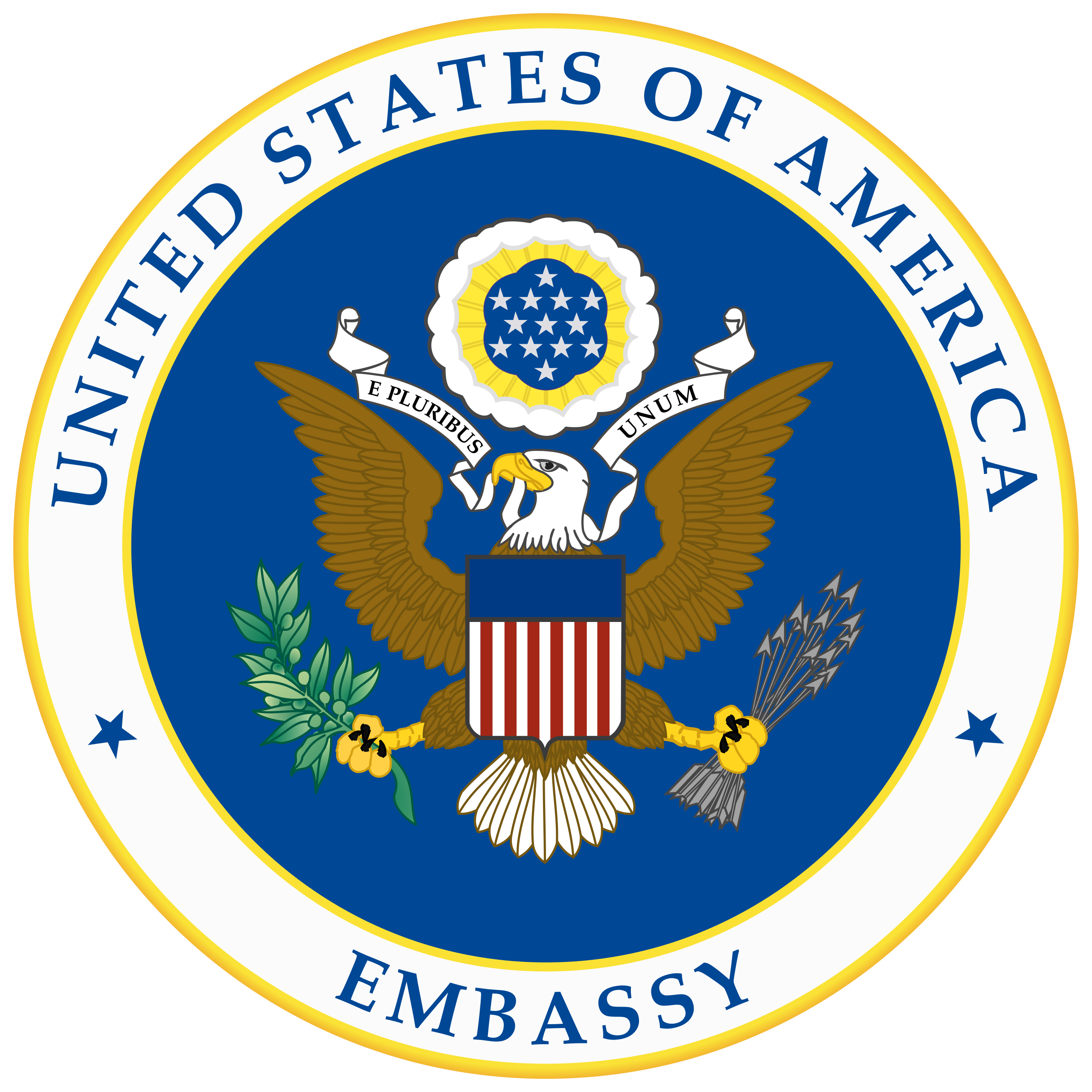 United States of America Embassy seal