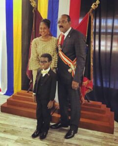 Gaston Browne and First Lady Maria Brown (Pinterest)