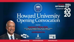 HU Opening Convocation, 2020 (Howard University News)