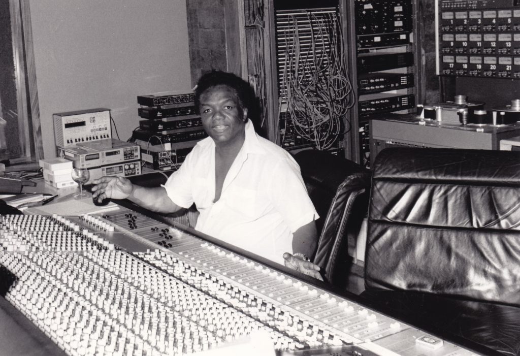 Lamont Dozier in Studio, 1980s (Fair Use)