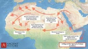 Map of the Spread of Islam (worldhistory.org)