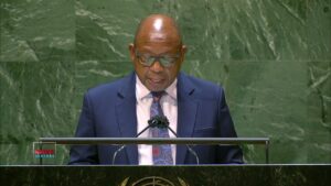 Moeketsi Majoro Addresses the United Nations at its 76th Session, September 24, 2021 (YouTube)