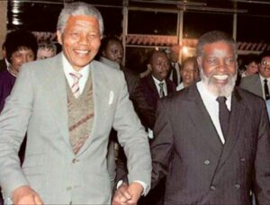 Nelson Mandela and Sam Nujoma