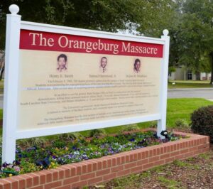 Orangeburg Massacre Sign (S.C. State)