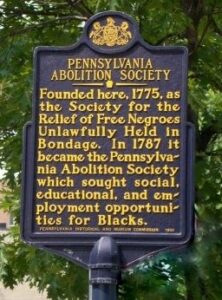 PA Abolition Society (Image courtesy of Euell Nielsen)