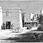 black and white photo of Palais d;Ahmadou in the kingom of Segu