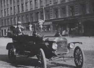 Philip Jordan As Chauffeur for US Ambassador David R Francis, St Petersburg, 1917