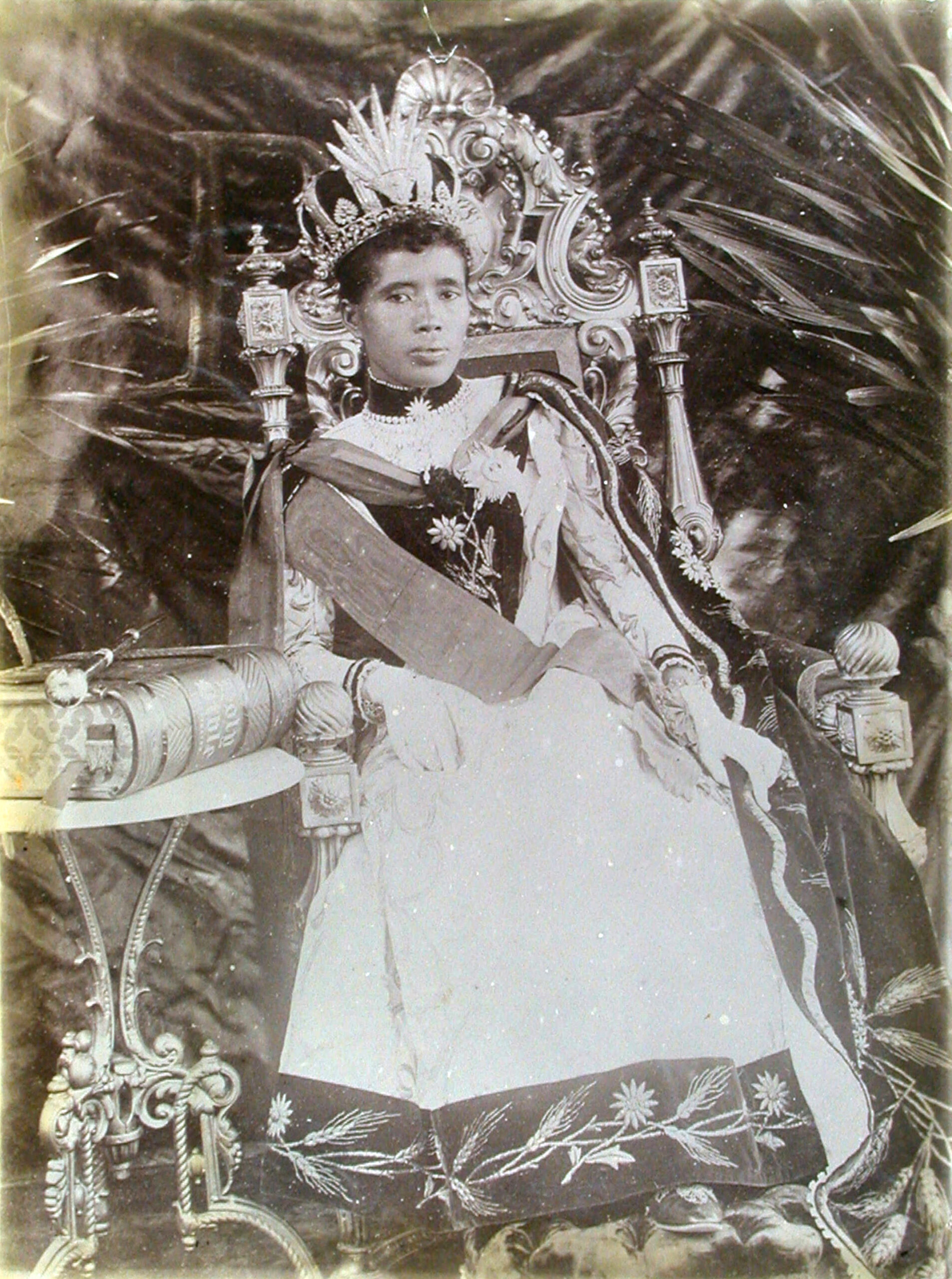 Queen Ranavalona III, Antananarivo, Madagascar, ca. 1890