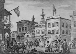 San Francisco in 1850 (public domain)