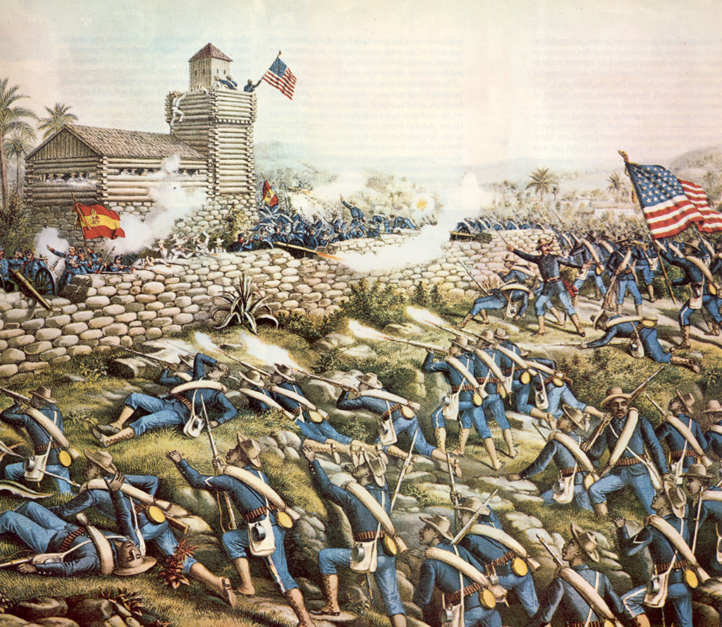 25th Infantry at the Battle of San Juan Hill, Cuba, July 1, 1898
