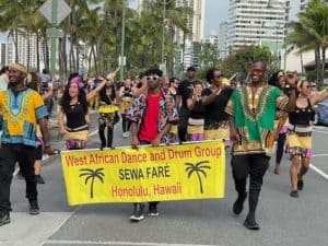 Sawe Fare Dance Group, MLK Day Parade, 2025 (Photo Courtesy of Daphne Barbee-Wooten)