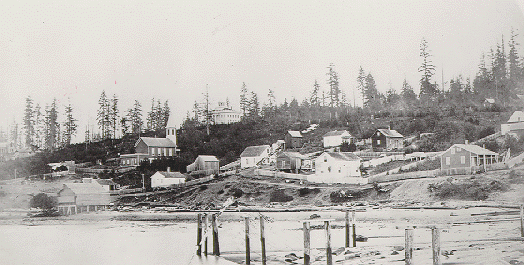 Seattle in 1866 (University of Washington Archives)