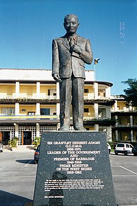 Sir Grantley Adams Statue, Barbados (Wikipedia)