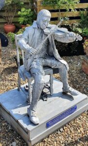 Statue of Joseph Emidy in the Mission to Seafarers Garden, Falmouth, England (www.pen-and-sword.co.uk-blog-author-guest-post-vyvyen-brendon)