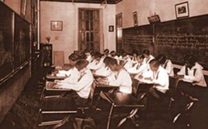 Students at St. Frances de Sales School, 1922 (Katherine's Foundation)