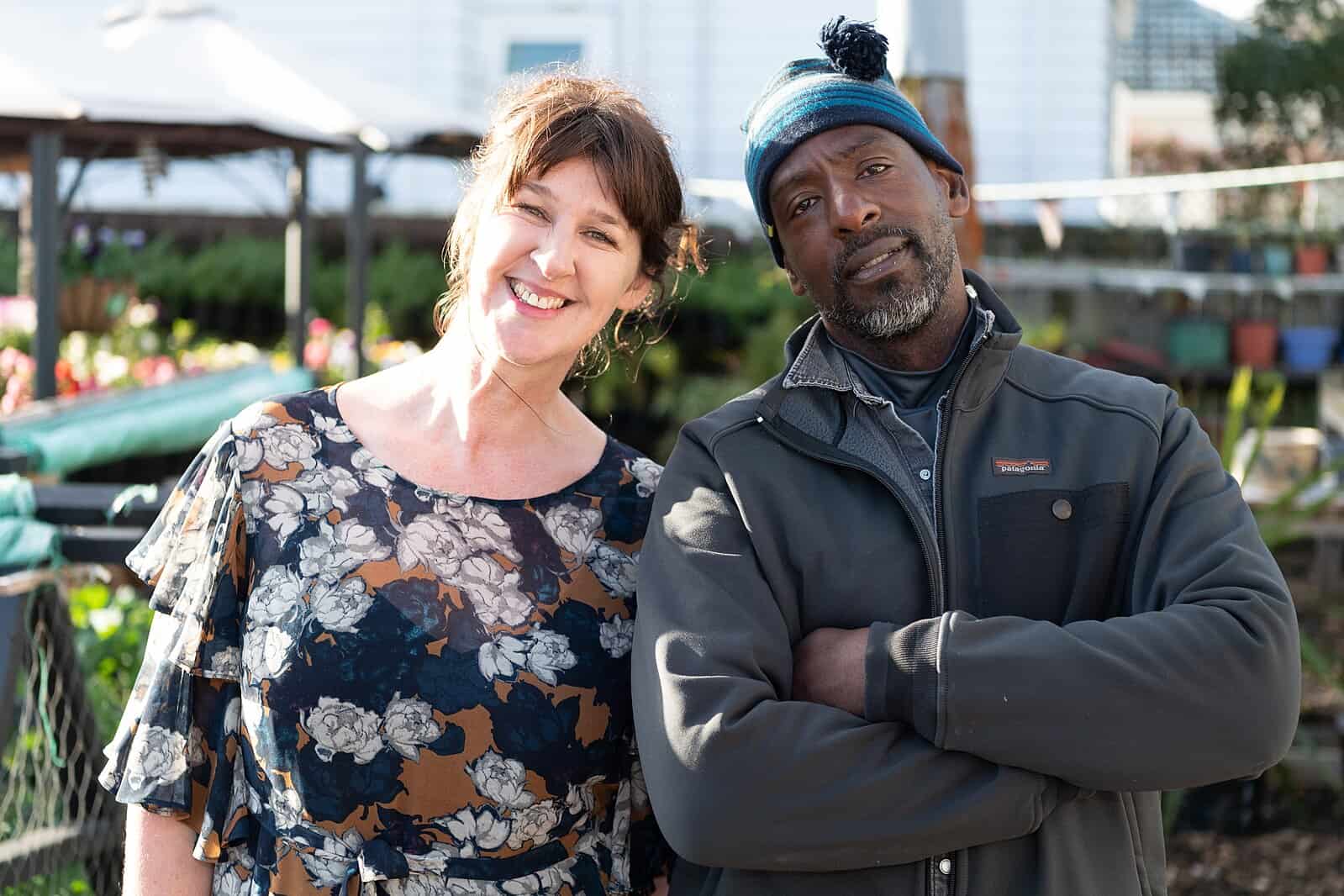 The Gangsta Gardener, Ron Finley (right), 2018