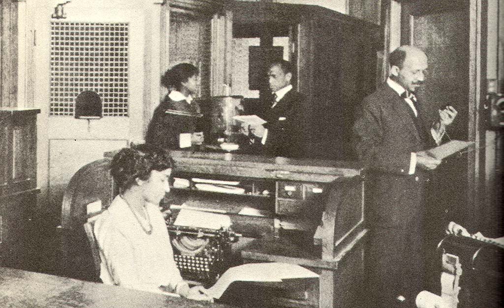 W.E.B. Du Bois and Staff in the Editorial Offices of The Crisis, 1912