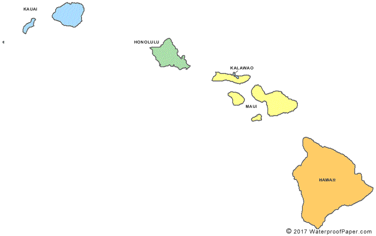Hawaii counties