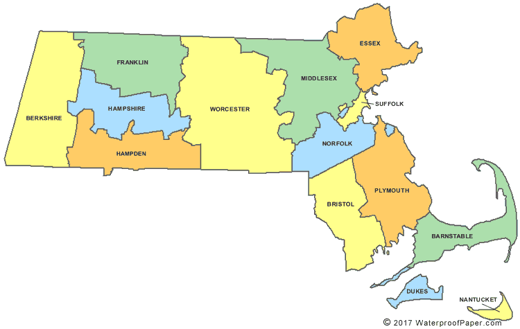 Massachusetts counties