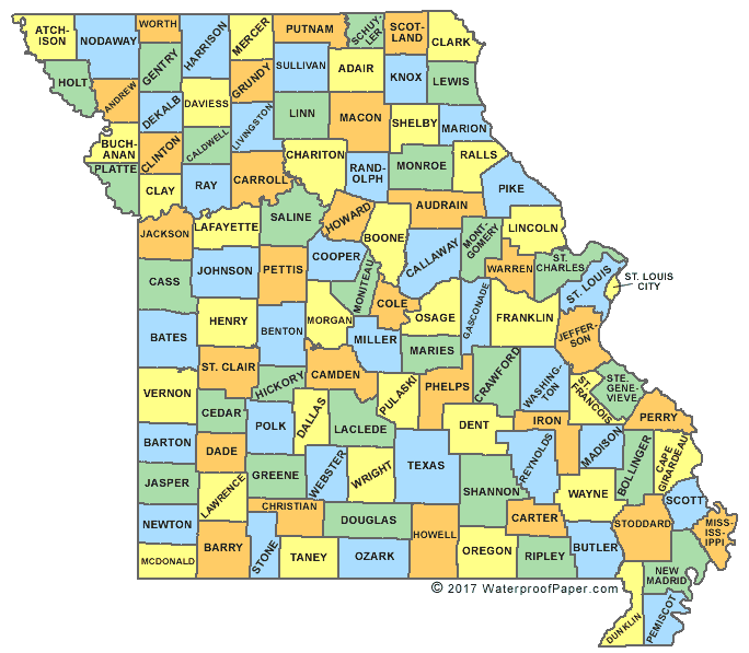 Missouri counties