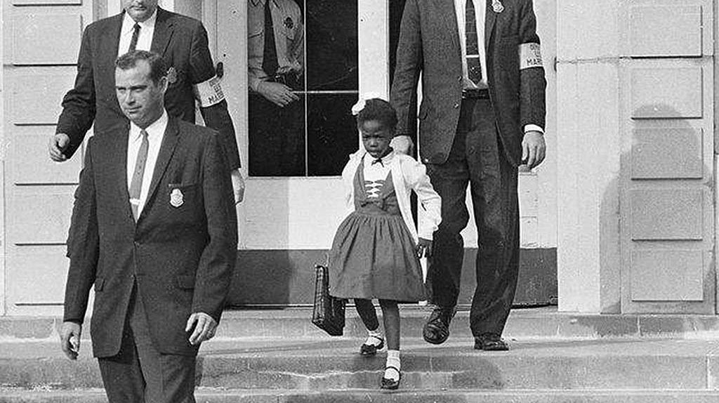 Ruby Bridges with U.S. Marshals