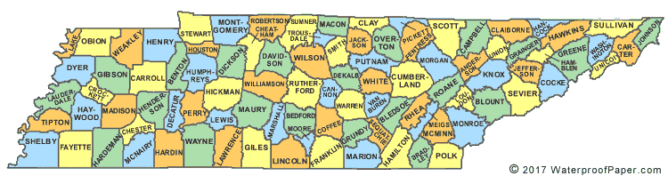 Tennessee counties